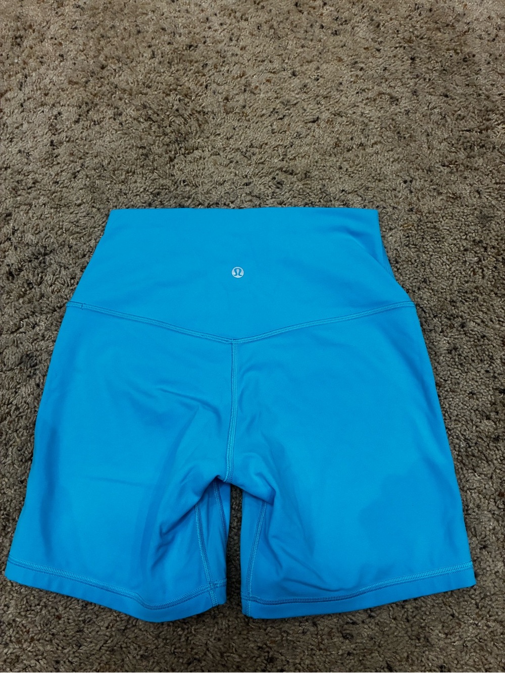 Lululemon High-Waist Align Shorts - turquoise size 6 - Picture 4 of 4